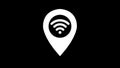 Blue Wifi Waypoint Icon Animation