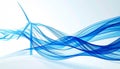 Blue Wind Energy Flow Abstract Background Royalty Free Stock Photo