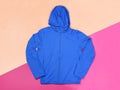 Blue wind jacket