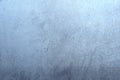 Blue window glass covered hoarfrost ice pattern texture. Cold nature winter background Royalty Free Stock Photo