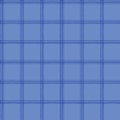 Blue Window Pane Plaid for the home