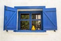 Blue Window Royalty Free Stock Photo