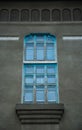 Blue windows. Royalty Free Stock Photo