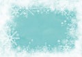 Winter Background with snowflakes for your own creations