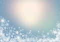 Winter Background with snowflakes for your own creations