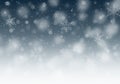 Blue Winter Background with snowflakes for your own creations