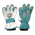 Blue winter gloves Royalty Free Stock Photo