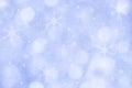 Blue winter snowflake background for Christmas Royalty Free Stock Photo