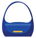 Blue woman purse, icon