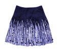 Blue women skirt