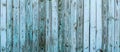 Blue wood plank wall texture background panorama. Soft blue wood texture background.  Old grungy wooden planks background. Royalty Free Stock Photo