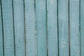 Blue, wooden boards, part of the fence