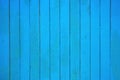 Blue wooden fence background Royalty Free Stock Photo