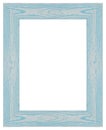 Blue wooden frame Royalty Free Stock Photo