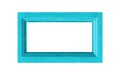 Wooden picture frame  isolated on a white background Royalty Free Stock Photo