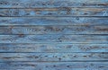 Blue wooden planks background, old and grunge blue colored wood texture