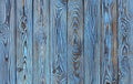 Blue wooden planks background, old and grunge blue colored wood texture