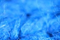 Blue wool fiber texture