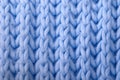 Blue wool knitted background Royalty Free Stock Photo