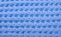 Blue wool knitted texture Royalty Free Stock Photo