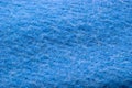 Blue woolen fabric Royalty Free Stock Photo