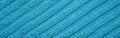 Blue woolen fabric texture or background Royalty Free Stock Photo