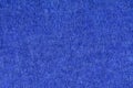 Blue woolen fabric texture background, close up Royalty Free Stock Photo