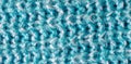 blue woolen material with an interesting pattern Royalty Free Stock Photo