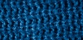 blue woolen material with an interesting pattern Royalty Free Stock Photo
