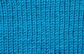Blue woolen texture Royalty Free Stock Photo