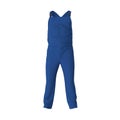 Blue Workwear Overalls On White Background. 3D Illusration, isolated