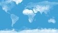 Blue World map background Royalty Free Stock Photo