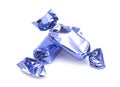 Blue Wrapped Candy Royalty Free Stock Photo