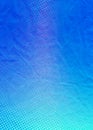 Blue wrinkled texture vertical background banner with copy space for your text or images Royalty Free Stock Photo