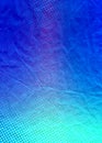 Blue wrinkled vertical background with copy space for text or your images Royalty Free Stock Photo