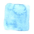 Blue wry watercolor square