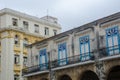 Blue and Yellow Buildings Havana