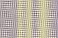 Blue yellow dotted halftone. Vertical rough dotted gradient. Half tone background.