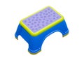 Blue and yellow small Stool