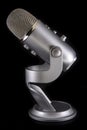 Blue Yeti Podcast Condenser Microphone Royalty Free Stock Photo