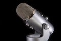 Blue Yeti Podcast Condenser Microphone Royalty Free Stock Photo