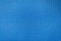 Blue yoga mat close up - texture Royalty Free Stock Photo