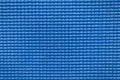 Blue yoga mat close up - texture Royalty Free Stock Photo