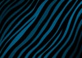 Blue zebra stripes background pattern wallpaper for use with designs Royalty Free Stock Photo