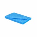 Blue Zig-Zag Cleaning Cloth Absorbant many folded wiping