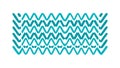 Blue Zigzag Chevron Pattern Texture Vector, vector design Generative AI Royalty Free Stock Photo