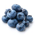 Blueberries isolated on white background Royalty Free Stock Photo