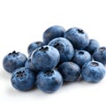 Blueberries isolated on white background Royalty Free Stock Photo