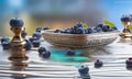 blueberries photorealistic very detailed