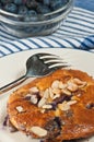 Blueberry almond claufoutis paleo diet